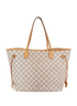 Neverfull MM, &pound;750, Handbags, White, Canvas, Back view